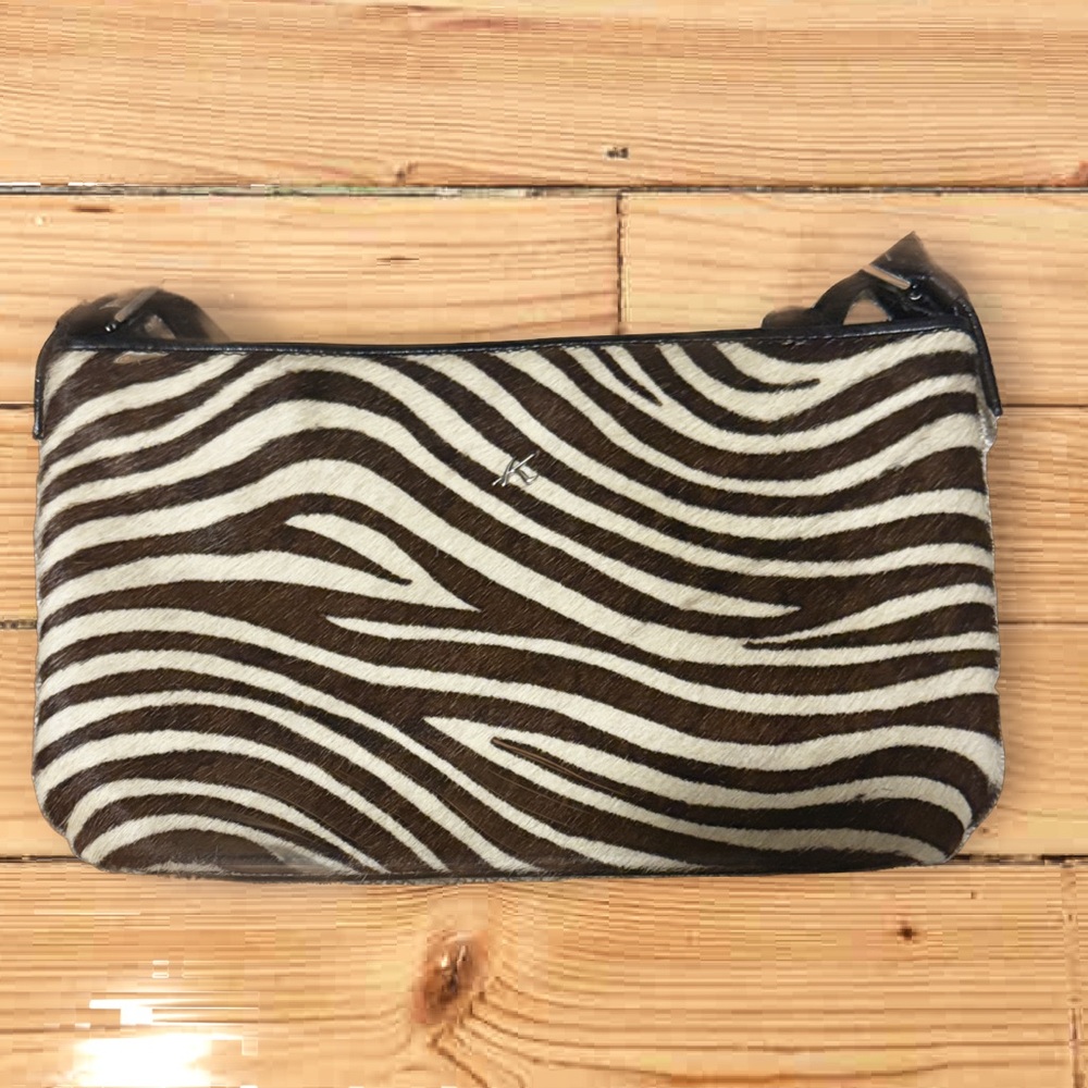 Zebra Print Shoulder Bag